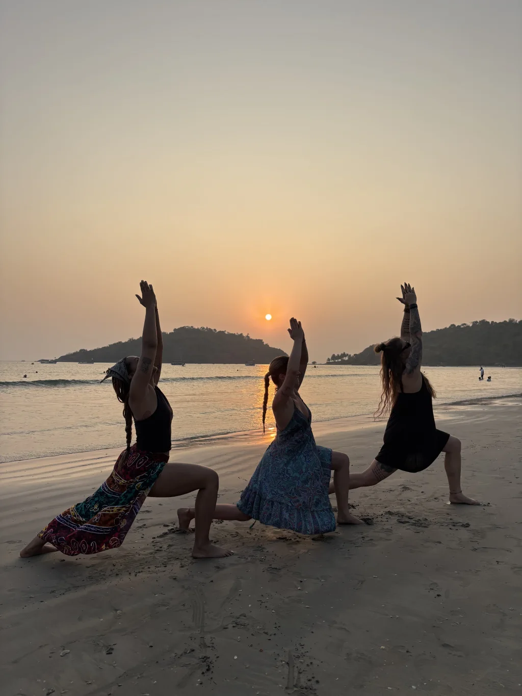 Lezione di Yoga al parco a Parco Dora